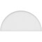 Ekena Millwork Half Round Smooth Architectural Grade PVC Pediment, 64"W x 32"H x 2"P PEDPS064X320HRO00 - alternate 5